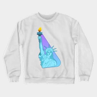 Statue of Liberty (Pink Shadow) Crewneck Sweatshirt